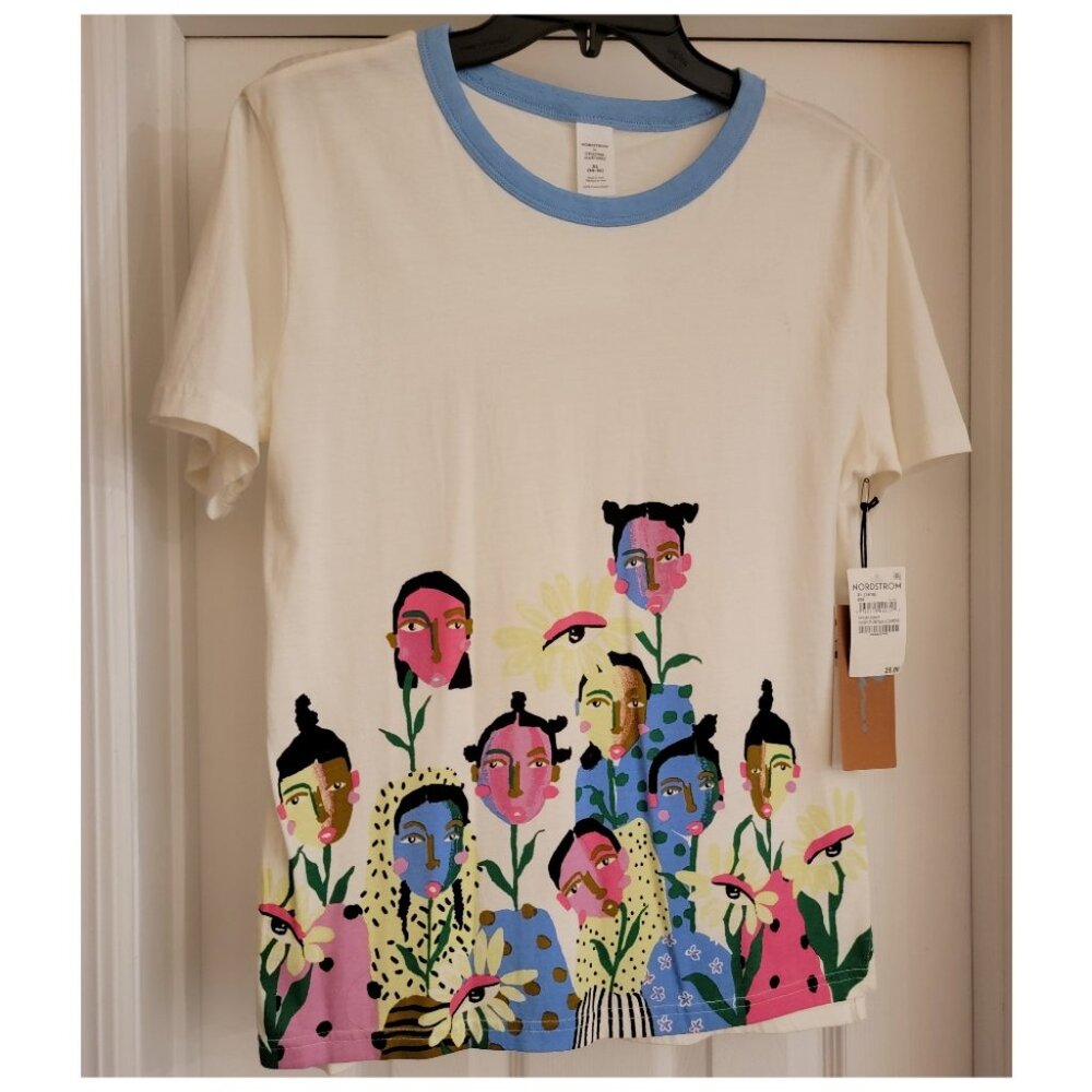 Kids' NORDSTROM by Cristina Martinez Graphic Tee, Size XL(14-16), NWT